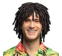 Boland 86391 - Peluca Levi con rastas cortas, peinado de pelo sintetico con rastas para disfraz, disfraces de carnaval, Halloween y JGA