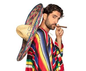 Boland 95413 - Sombrero Enrique, 70 cm, sombrero para un disfraz de México, mexicano, gaucho, carnaval, fiesta temática