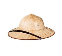 Boland 95464 - Casco de paja, sombrero safari, tocado para disfraces de carnaval, accesorio para disfraces, carnaval o fiesta temática