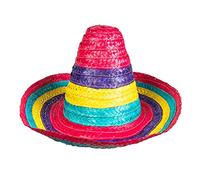 Boland 95475 Puebla - Sombrero de paja para niños (diámetro: 40 cm), diseño de puebla, multicolor