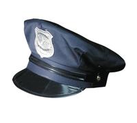 Boland 97050 - Gorro de policía para adulto, sombrero para disfraz de policía, disfraz de carnaval, Halloween, JGA