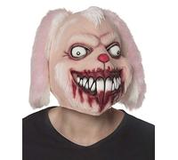 Boland 97566 látex Cabeza máscara Horror Conejo, Color Rosa