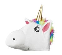 Boland 99906 - Sombrero de unicornio, sombrero de felpa con cuerno dorado, ojos y orejas, disfraz, carnaval, fiesta temática