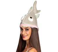 Boland 99951 Shark Hat for Adults, One Size, Grey, Fish, Under (Importación USA)