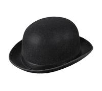 Boland Adult Black Bowler Hat Victorian Style Derby Chaplin Ha (Importación USA)