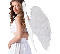 Boland - Alas de ángel, Aprox. 87 x 72 cm, ángel, decoración, Navidad, San Valentín, Carnaval, Halloween, Fiesta de Disfraces, Disfraz, Teatro, Accesorio, Disfraz