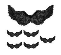 Boland - Alas LED con luz para disfraces de ángel, 6 unidades, para carnaval, fiestas temáticas, Navidad, Halloween