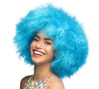 Boland azul neón Peluca Sugar, color, Onesize (85088)