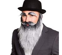 Boland - Barba artificial, accesorio, maquillaje, bigote, accesorios para carnaval, disfraces, fiesta temática, JGA, Halloween