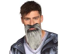 Boland - Barba artificial, accesorio, maquillaje, bigote, accesorios para carnaval, disfraces, fiesta temática, JGA, Halloween