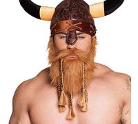 Boland - Barba artificial, accesorio, maquillaje, bigote, accesorios para carnaval, disfraces, fiesta temática, JGA, Halloween