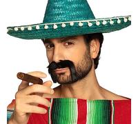 Boland - Barba, autoadhesivo, poliéster, accesorio, maquillaje, disfraz, carnaval, fiesta temática