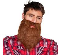 Boland - Barba artificial, accesorio, maquillaje, bigote, accesorios para carnaval, disfraces, fiesta temática, JGA, Halloween