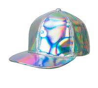Boland - Basecap Holo, holográfica, talla ajustable, gorra, sombrero, gorro, rapero, disfraz, fiesta temática, carnaval
