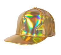 Boland - Basecap Holo, holográfica, talla ajustable, gorra, sombrero, gorro, rapero, disfraz, fiesta temática, carnaval
