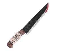 Boland Bloody - Cuchillo de Halloween de 42 cm, accesorio de disfraz aterrador con hoja salpicada de sangre, arma de terror falsa para disfraces, fiestas de Halloween y trajes de cosplay