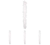 Boland - Boa de plumas, colores a elegir, longitud aprox. 180 cm, accesorio de disfraz, charlestón, años 20, flapper, carnaval, fiesta temática (Paquete de 4)