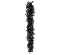 Boland-29352 Boa Feathered Glamour, color negro-plata, Talla única (Ciao Srl 29352)
