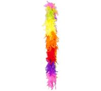 Boland-23436 Boa con Plumas de Arcoíris, color arco iris 2, Talla única (Ciao Srl 23436)