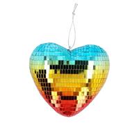 Boland - Bola de discoteca con forma de corazón, 19 cm