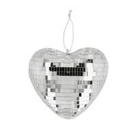Boland - Bola de discoteca con forma de corazón, 19 cm