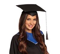 Boland Boland-21494 Katze Sombrero de fieltro para graduación, doctor, color negro, talla unica (Ciao Srl 21494)