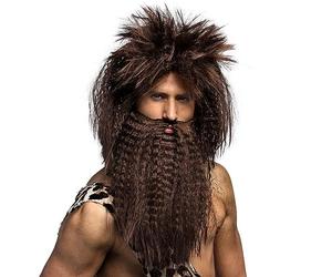 Boland Brown caveman wig and beard (peluca)