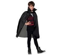 Boland Capa de disfraz para bebé Vampiro con solapa de Caída de la Noche negra talla 75 cm (96924)