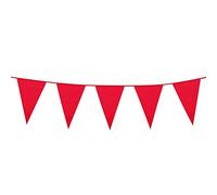 Boland - Cadena de bandera, longitud 10 metros, Cadena de bandera, guirnalda de plástiCo, deCoraCión Colgante, Carnaval, fiesta de disfraCes, Cumpleaños, guardería, disCoteCa