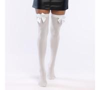 Boland - Calcetines con lazo, por encima de las rodillas, medias elásticas, accesorio, carnaval, disfraces, lema fiesta