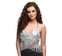 Boland - Camiseta de festival, camiseta, parte superior sexy para discoteca o fiesta, disfraz para carnaval y fiesta temática