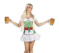 Boland - Camiseta fotoralista Tirolesa Heidi para Adultos, Bierfest, Verde/Blanco, L, 84277
