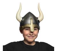 Boland - Casco vikingo para niños, tocado, accesorio para disfraces, carnaval o fiesta temática