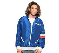 Boland - Chándal Francia, para hombre, países, bandera, jogging, estilo retro, deportivo, disfraz grupo, Mundial, Eurocopa, fiesta temática, carnaval
