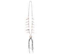 Boland- Collar calavera, Skull Fang, color blanco, Taglia unica (74192)