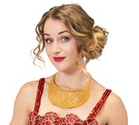 Boland - Collar Twenties, joyería de los años 20 | Joyas de varias capas, ideal para carnaval, fiestas flapper, Egipto, Roma, Grecia y fantasía