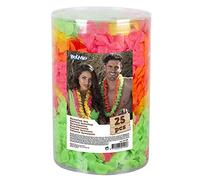 Boland - Collares hawaianos con flores, 25 unidades