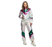 Boland - Conjunto de chándal Holographic Lady de los años 90, blanco