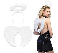 Boland - Conjunto de disfraz para adultos, diadema y alas, disfraz de carnaval para fiestas temáticas, Halloween, carnaval, Navidad
