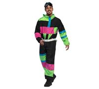 Boland - Conjunto de traje de esquí de los años 80 para hombre, negro