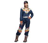 Boland - Conjunto traje de esquí mujer, años 80, azul oscuro