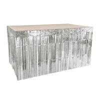 Boland - Decoración de mesa brillante 300 x 74 cm, cortina de mesa, decoración de fiesta, Nochevieja, Navidad, fiesta temática