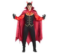Boland - Diablo Señor disfraz para adultos, carnaval diablo disfraz, conjunto de disfraces para Halloween, carnaval y fiestas temáticas
