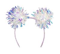Boland - Diadema LED Sparkle | Diadema luminosa con pompones para disfraces, carnaval y fiestas temáticas
