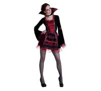 Boland - Disfraces para adultos Emperatriz Vampiro, vestido con cuello, dama vampiro, mujer araña, carnaval, halloween, fiesta temática, horror