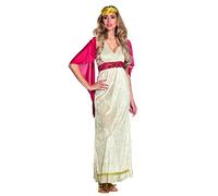 Boland - Disfraces para adultos Livia, vestido largo con cinturón y corona de pelo, diosa romana, Roma, Egipto, carnaval, fiesta temática