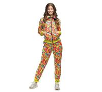 Boland - Disfraz chándal pop art, traje años 80, chándal para carnaval y fiestas temáticas, traje de mal gusto