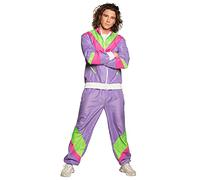 Boland Trainingsanzug 80er Jahre mit Taschen Disfraces para Adulto, Multicolor, S para Mujer