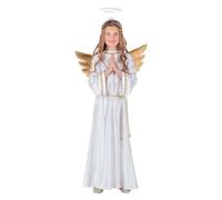 Boland - Disfraz de ángel Gabriella para niña, vestido largo, diadema, alas y cinturón, para Carnaval y Navidad