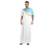 Boland - Disfraz de Aurelio, conjunto con diadema, vestido y capa para Carnaval y fiestas temáticas, emperador romano